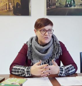 Barbara Pagnoncelli, assessore all'Agricoltura e presidente del consorzio Salame di Fabriano