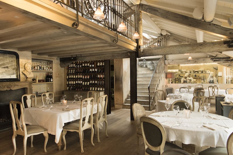 Detail of the diningroom at Restaurant MimmoMilano