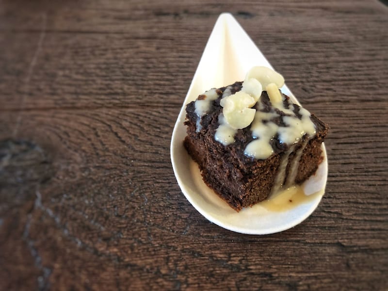 Il brownie di Valeria Airoldi con la crema di mandorle