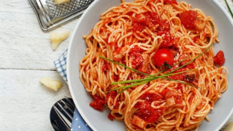 Spaghetti all' amatriciana