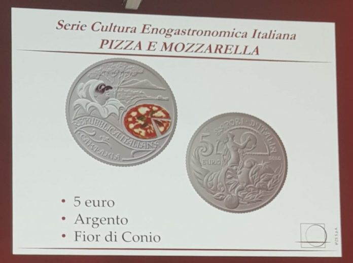 2 EURO COLORATO PIZZA MOZZARELLA – Numismatica Euromania