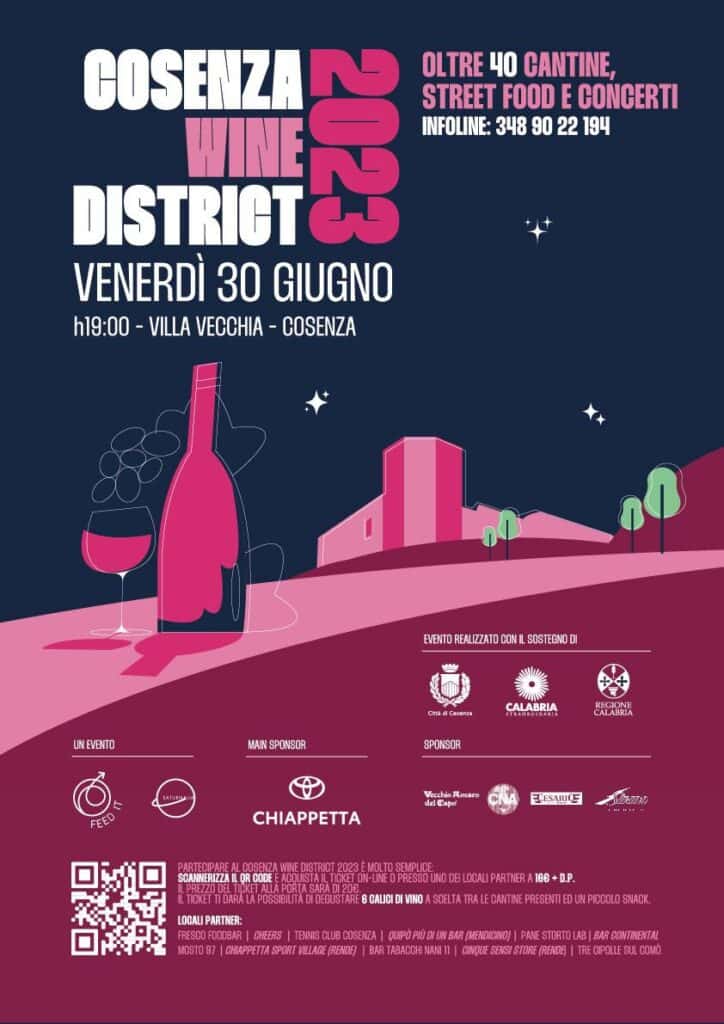 Cosenza Wine district 2023 Locandina