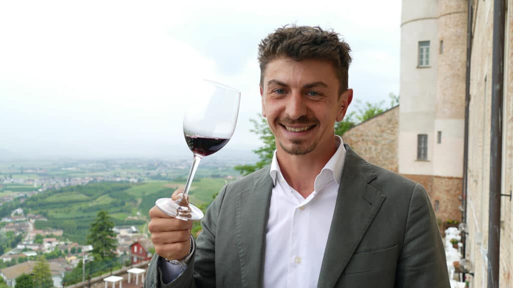 Luca Morra presidente dell'Associazione Vinaioli del Castellinaldo